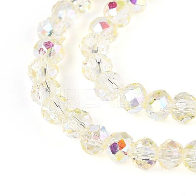 Transparent Glass Beads Strands LS-EGLA-N016-3mm-05-1