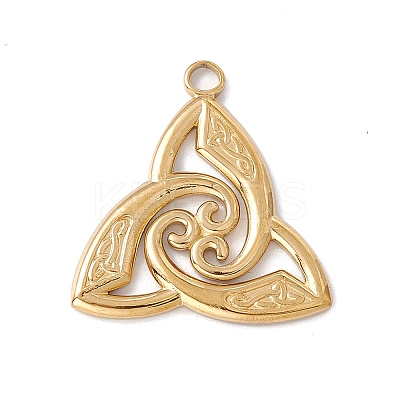 Ion Plating(IP) 304 Stainless Steel Pendants STAS-K242-10G-1