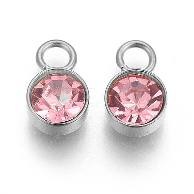 Glass Rhinestone Charms STAS-F189-P12-1