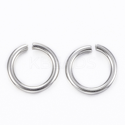 304 Stainless Steel Open Jump Rings X-STAS-H555-05P-1