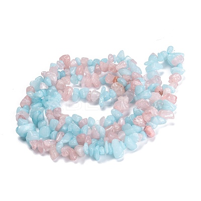 Natural White Jade Beads Strands G-G011-15-1-1