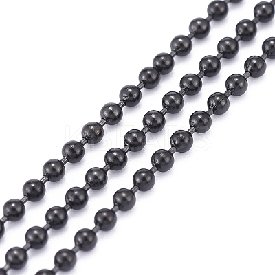 3.28 Feet 304 Stainless Steel Ball Chains X-CHS-F011-10A-B-1