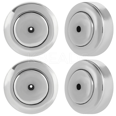 6Pcs 304 Stainless Steel Ear Nuts STAS-BBC0005-38P-1