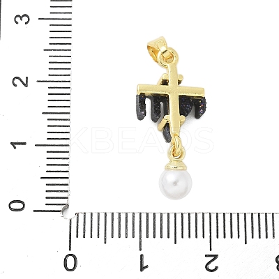 Rack Plating Brass Pendants KK-Q009-03G-06-1