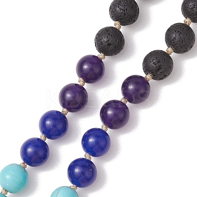 Gemstone Pendant Necklaces NJEW-JN04761-1