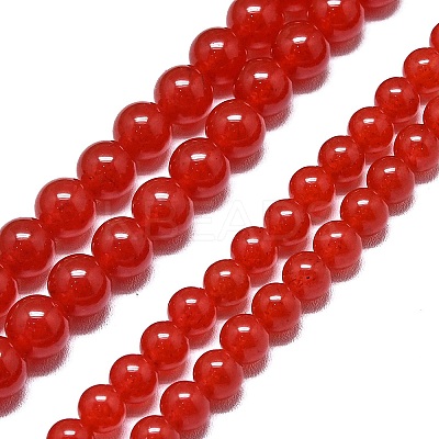 Natural Malaysia Jade Beads Strands G-L645-C01-8mm-16-1