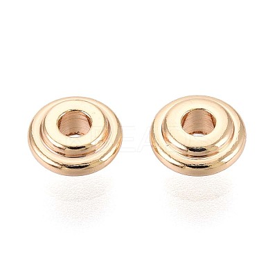 Brass Spacer Beads KK-T075-59G-1
