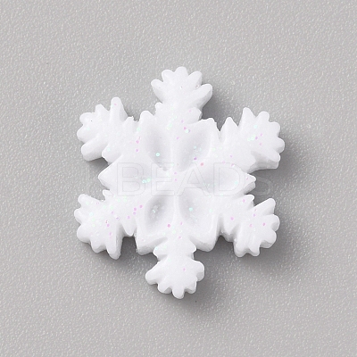 Christmas Opaque Resin Cabochons RESI-WH0038-06B-1