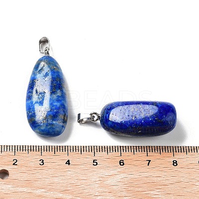 Natural Lapis Lazuli Pendants G-P525-01P-02-1