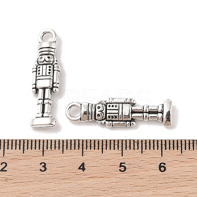 Tibetan Style Alloy Soldier Pendants LS-TIBEP-GC160-AS-RS-1