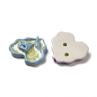 Valentine's Day Opaque Resin Cabochons RESI-F050-01-1
