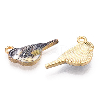 Printed Alloy Pendants ENAM-N056-205G-1