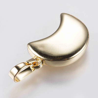 Brass Pendant Cabochon Settings KK-G338-13G-1