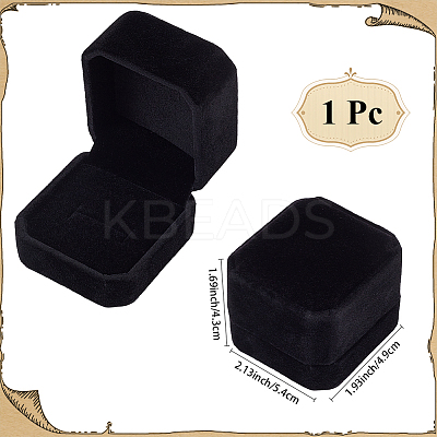 Velvet Jewelry Storage Boxes for Ring OBOX-WH20001-01A-03-1