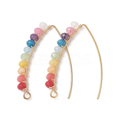 Natural Malaysia Jade Earring Hooks EJEW-JE06888-02-1