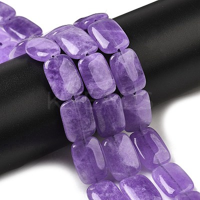 Natural Dyed Malaysia Jade Beads Strands G-B137-B02-01B-1