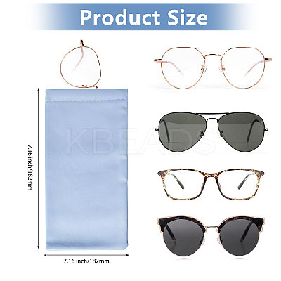 PU Imitation Leather Slip-in Glasses Case AJEW-CA0004-26-1