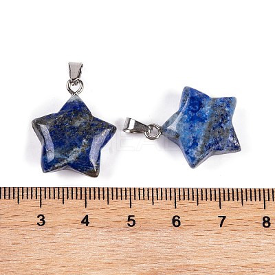 Natural Lapis Lazuli Pendants G-Q172-09P-01-1