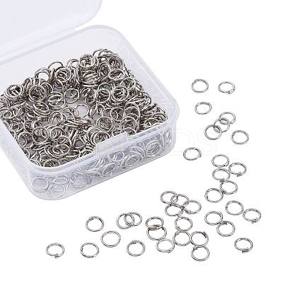 Iron Open Jump Rings IFIN-YW0001-08P-1