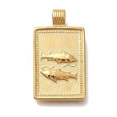 PVD Vacuum Plating 304 Stainless Steel Pendants STAS-S148-31L-G-1