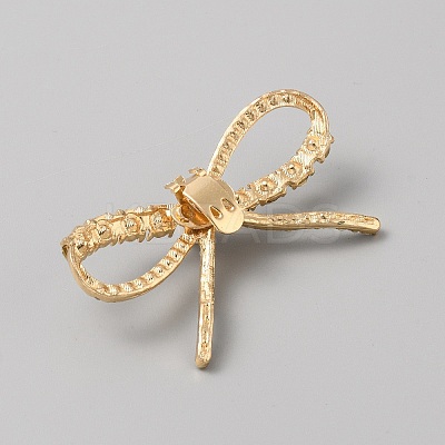 Alloy Rhinestone Shoe Decoration AJEW-WH0166-62KCG-1