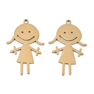 201 Stainless Steel Pendants STAS-I364-11G-1