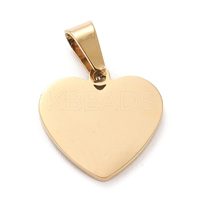 Ion Plating(IP) 304 Stainless Steel Pendants STAS-J026-10G-1