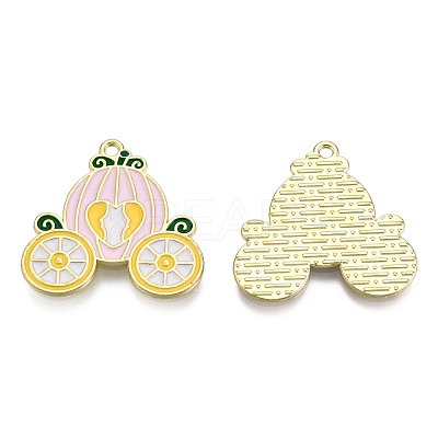 Alloy Enamel Pendants PALLOY-F286-10A-G-1