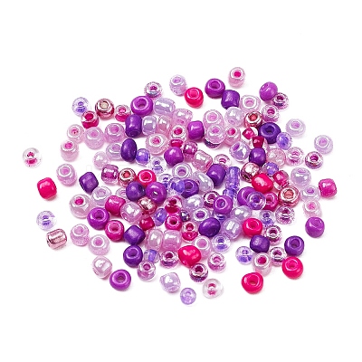 3750Pcs 15 Style 8/0 Glass Round Seed Beads SEED-YW0001-40B-1