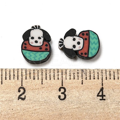 Handmade Polymer Clay Beads CLAY-P003-07B-1