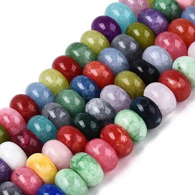 Natural White Jade Beads Strands G-Q613-01F-39-1