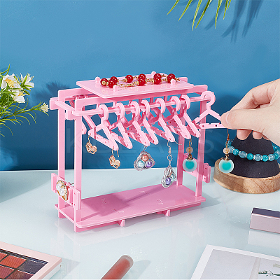 Opaque Acrylic Earring Display Stands EDIS-WH0035-19A-1