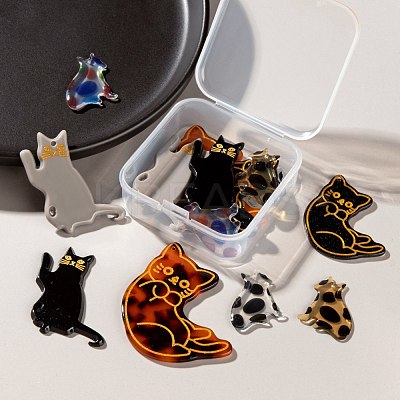 Cat/Kitten Pendant Kit for DIY Jewelry Making Finding Kit DIY-LS0004-04-1