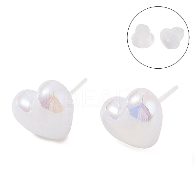 Hypoallergenic Bioceramics Zirconia Ceramic Stud Earrings EJEW-C111-14A-1