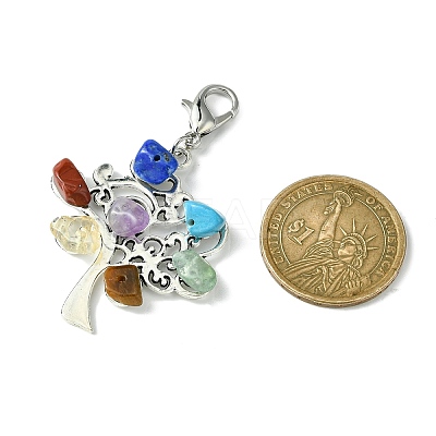 Tibetan Style Alloy Pendant Decorations HJEW-JM01537-02-1