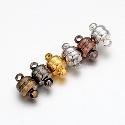 Brass Magnetic Clasps with Loops X-KK-H361-M-1