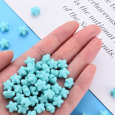 Opaque Acrylic Beads MACR-S373-26-A03-1