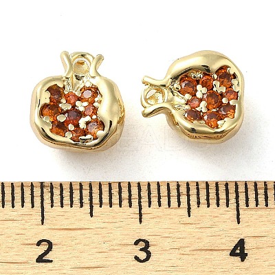 Brass Micro Pave Cubic Zirconia Pendants KK-H455-16G-1