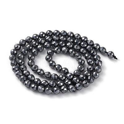 Terahertz Stone Beads Strands G-G048-A01-02-1