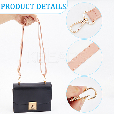 2Pcs PU Leather Adjustable Shoulder Bag Straps FIND-GF0007-03D-1