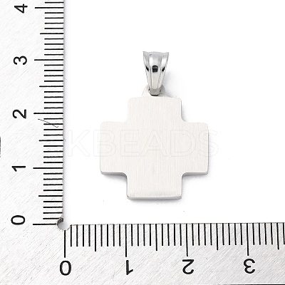 304 Stainless Steel Pendants STAS-L286-04P-1