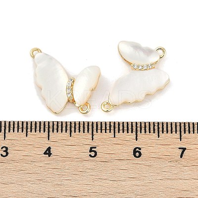 Brass Micro Pave Cubic Zirconia Pendants KK-U043-33P-01-1