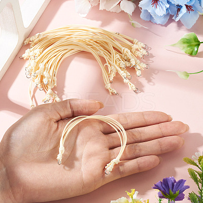 20Pcs Waxed Polyester Cord Bracelet Making AJEW-TAC00087-1