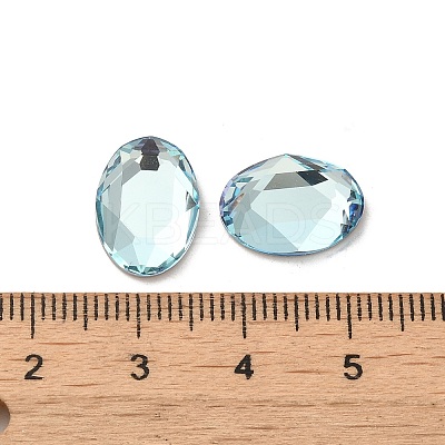 Glass Rhinestone Cabochons RGLA-P037-13A-D202-1