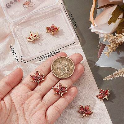 8Pcs Brass Cubic Zirconia Pendants KK-BBC0005-78-1