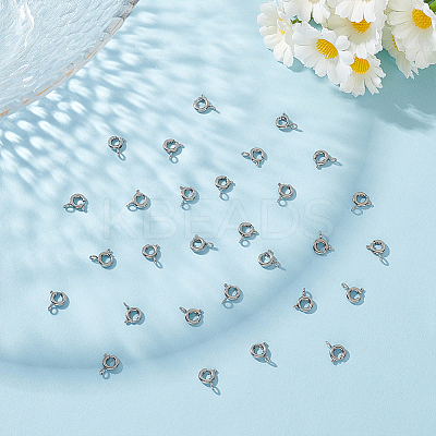 30Pcs 316 Stainless Steel Spring Ring Clasps FIND-UN0016-21-1