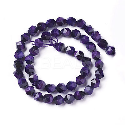 Natural Tiger Eye Beads Strands G-I217-B-01C-1