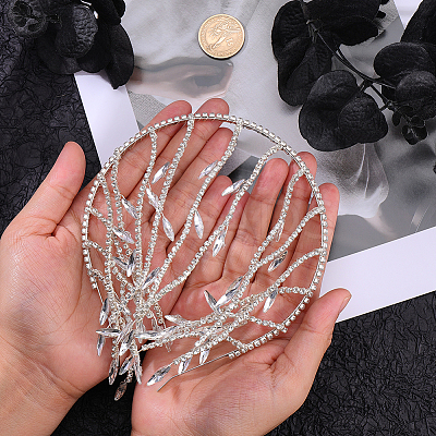 Rhinestone Hair Bands for Women Girls AJEW-WH20033-105-1