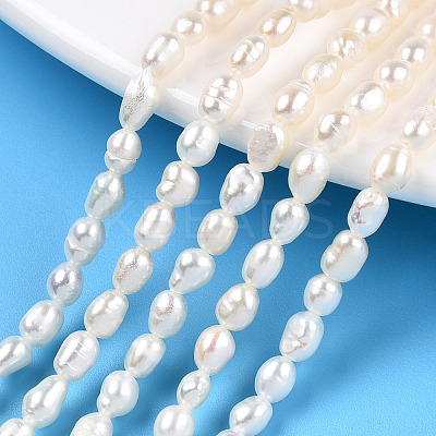 Natural Cultured Freshwater Pearl Beads Strands PEAR-N012-03I-1