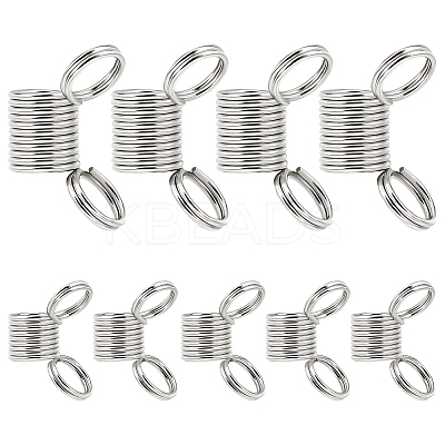 20Pcs 2 Style 304 Stainless Steel Mini Spring Bead Clamps for Beading Jewelry Making STAS-BBC0004-59-1